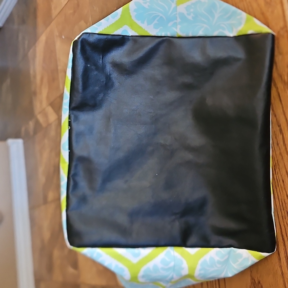 Scout Weekender Bag Tote Inna Garden Aqua and Lime Damask Carryon Travel Storage - Picture 8 of 14